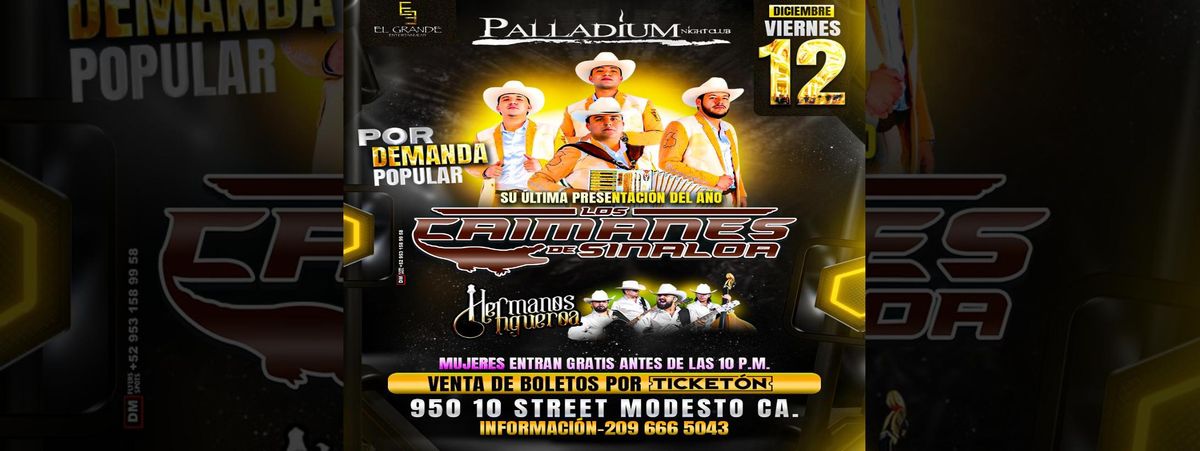 LOS CAIMANES DE SINALOA & LOS HERMANOS FIGUEROA, 12 December | Event in Modesto | AllEvents