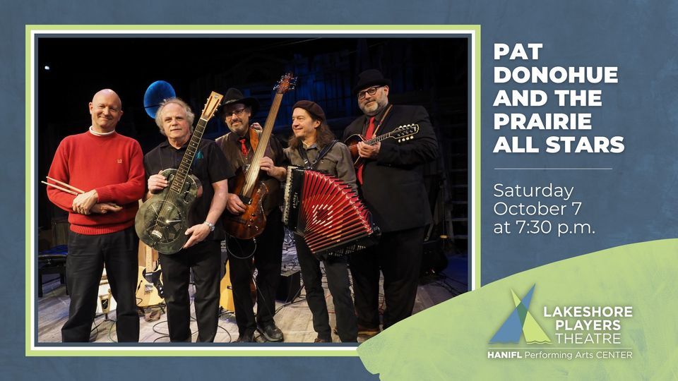 Pat Donohue and the Prairie All Stars, Lakeshore Players Theatre, White