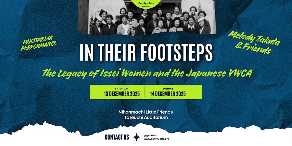 In Their Footsteps: The Legacy of Issei Women and the Japanese YWCA, 13 December | Event in San Francisco