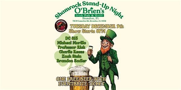 Shamrock Stand-up Night @ O'Brien's, 12/9, 9 December | Event in Brandon | AllEvents