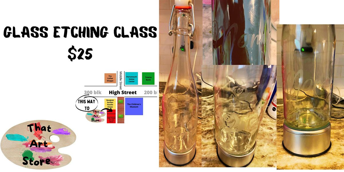 Glass Etching/ Painting Class, 5 December | Event in Portsmouth | AllEvents