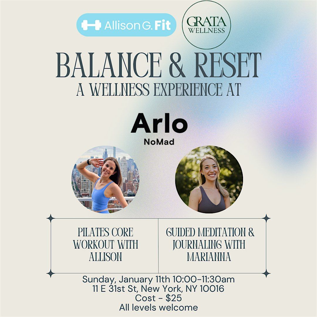 Balance & Reset a Wellness Experience, 11 January | Event in New York | AllEvents