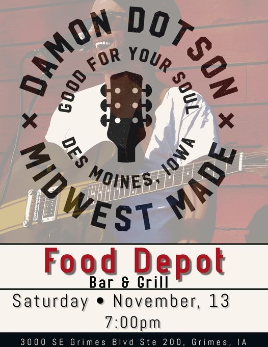 Damon Dotson Food Depot, Food Depot Bar & Grill, Grimes, November 14