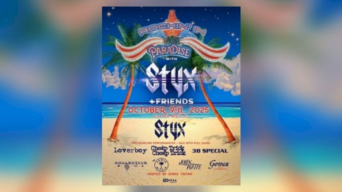 Rockin' In Paradise: Styx and Friends - 3 Day Pass, 8 October | Event in Miramar Beach | AllEvents