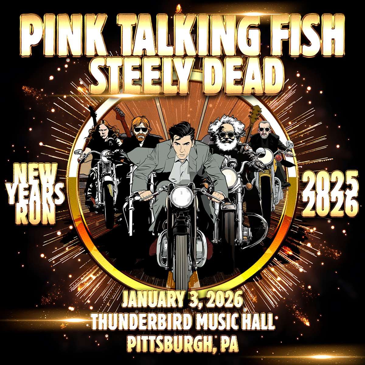 Pink Talking Fish & Steely Dead, 1 January | Event in Columbus | AllEvents