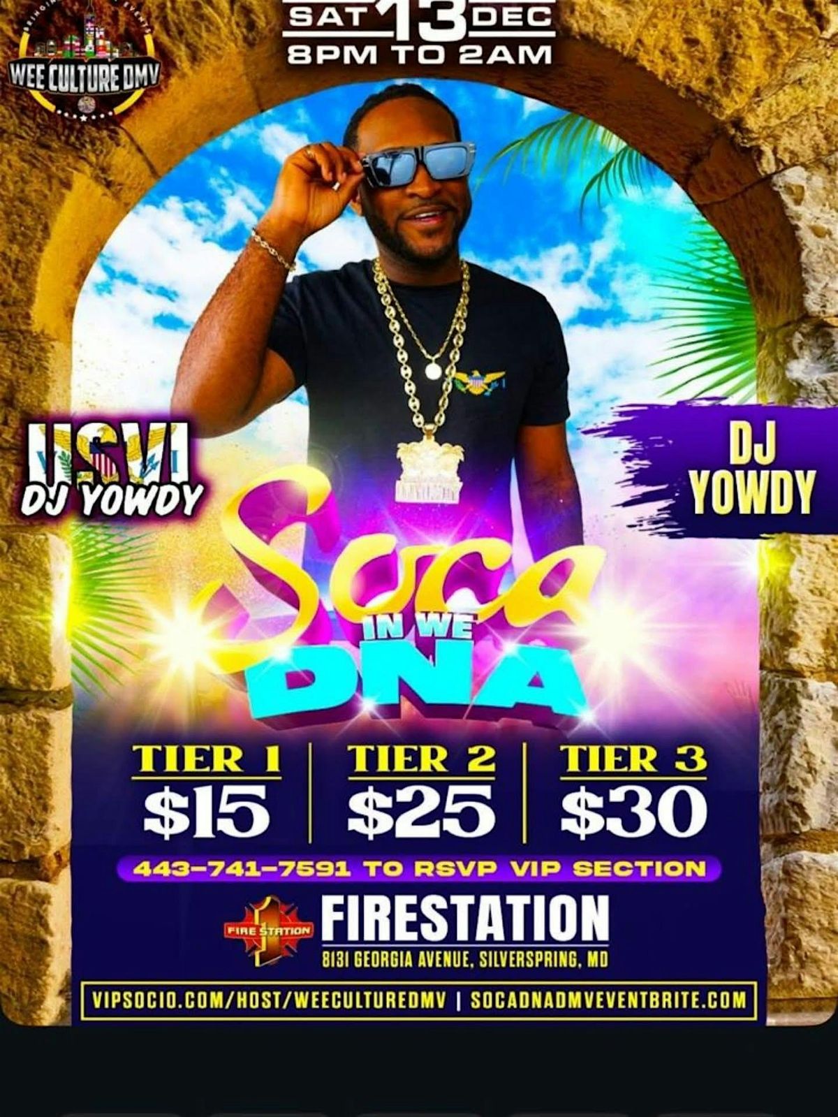 SOCA IN WEE DNA, 13 December | Event in Silver Spring | AllEvents