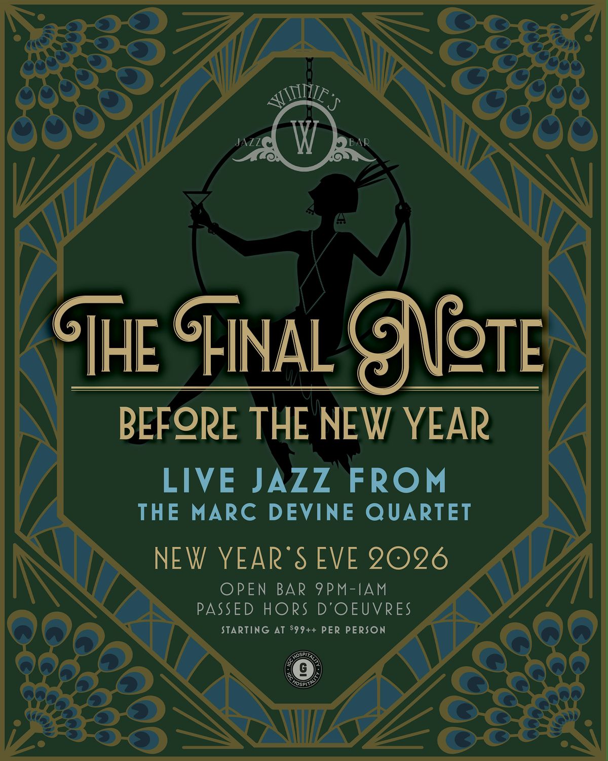 LIVE MUSIC & OPEN BAR: NYE AT WINNIE'S JAZZ BAR, 31 December | Event in New York | AllEvents