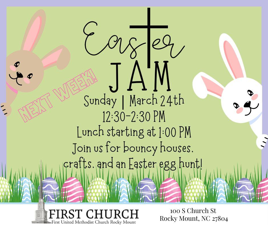 Easter Jam Celebration, First United Methodist Church, Rocky Mount
