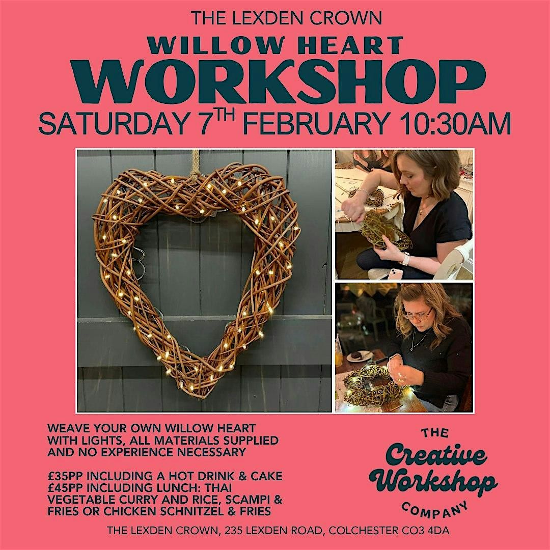 Willow Heart Workshop, 7 February | Event in Colchester | AllEvents