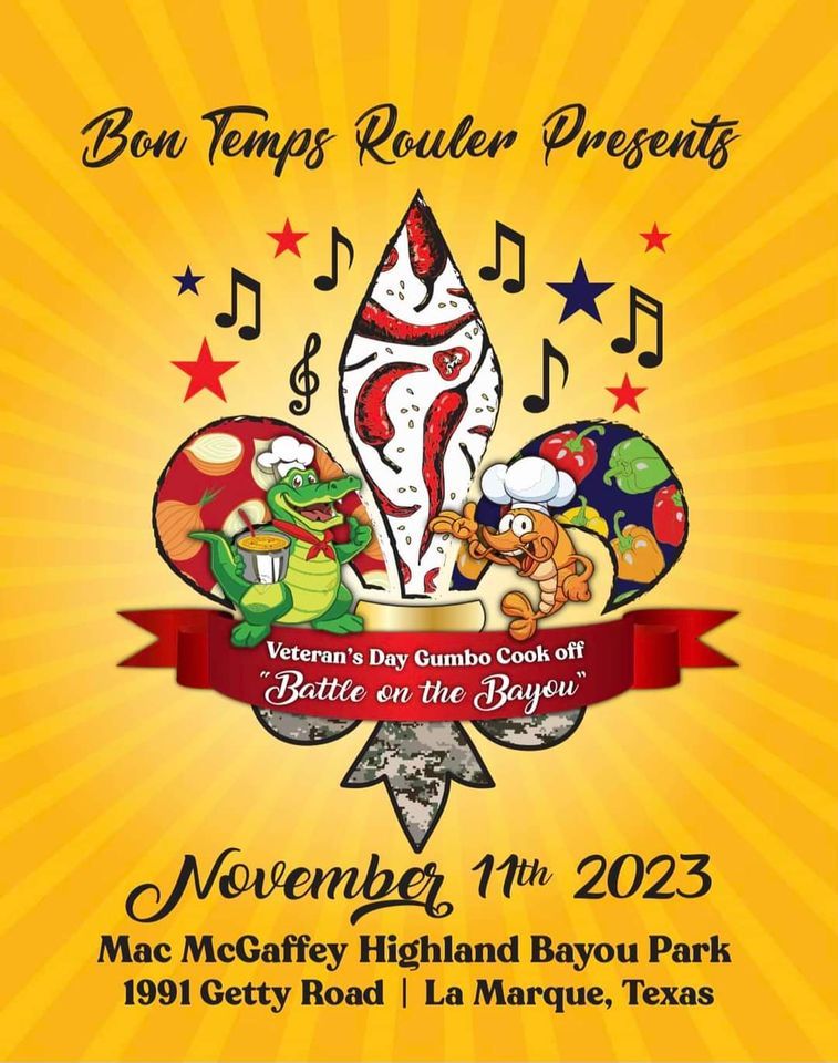 Battle On The Bayou Veterans Day Gumbo Cook Off La Marque Parks battle-on-the-bayou-veterans-day-gumbo-cook-off-la-marque-parks