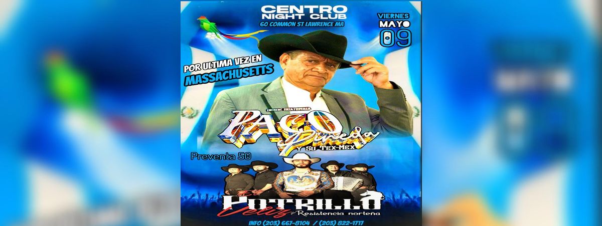 PACO PINEDA Y EL POTRILLO VELIZ, 9 May | Event in Lawrence | AllEvents