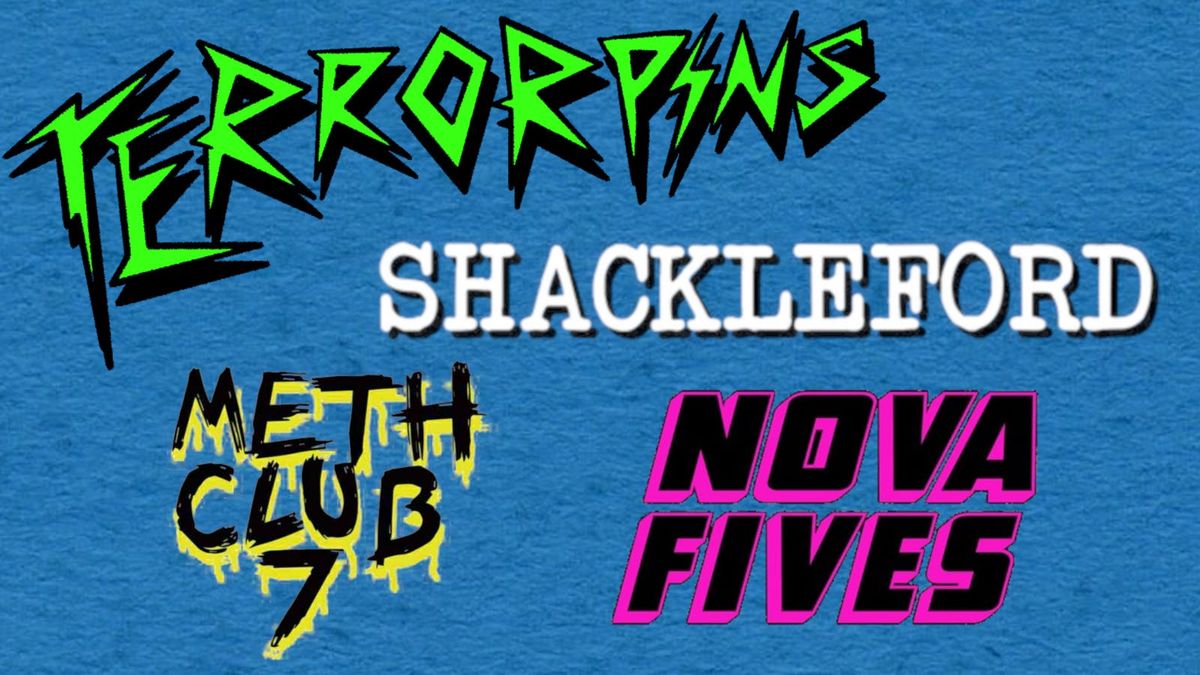 Terrorpins + Shackleford + Meth Club 7 + Nova Fives  -  DIVE WOLVERHAMPTON, 19 September | Event in Wolverhampton