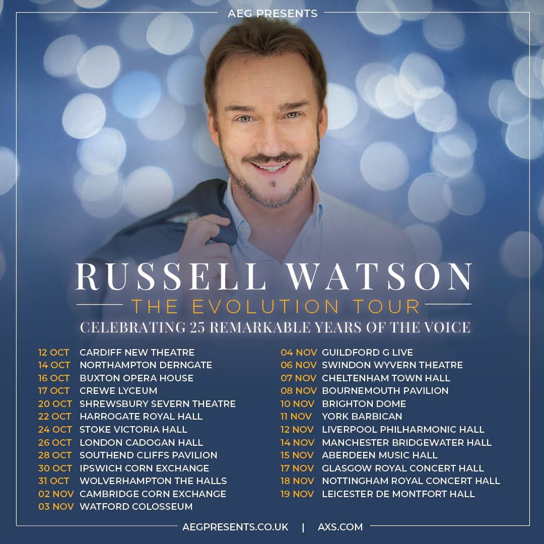 Russell Watson at Scarborough Spa, 24 October | Event in Scarborough | AllEvents
