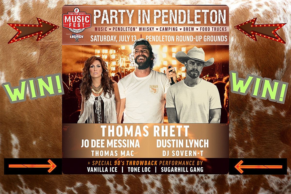 Pendleton Whisky Music Fest Thomas Rhett Dustin Lynch & Jo Dee Messina