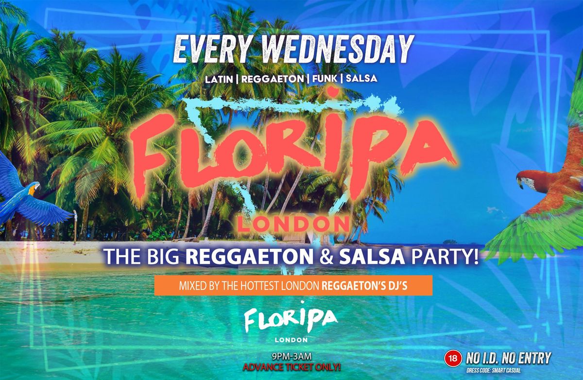Floripa Shoreditch Every Wednesday // Hip-Hop, R&amp;B, Reggaeton, Afrobeats, House, 13 August | AllEvents