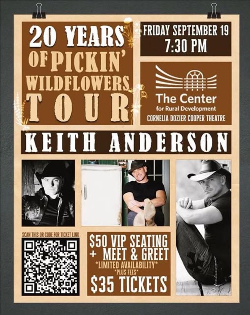Keith Anderson at Jim and Linda Lee Performing Arts Center, 16 May | Event in Prescott | AllEvents