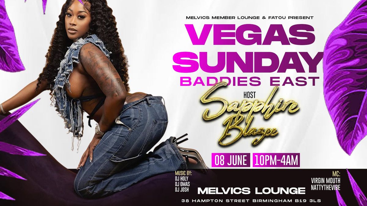 VEGAS SUNDAY WITH SAPHIRE BLEE, 8 June | Event in Birmingham | AllEvents
