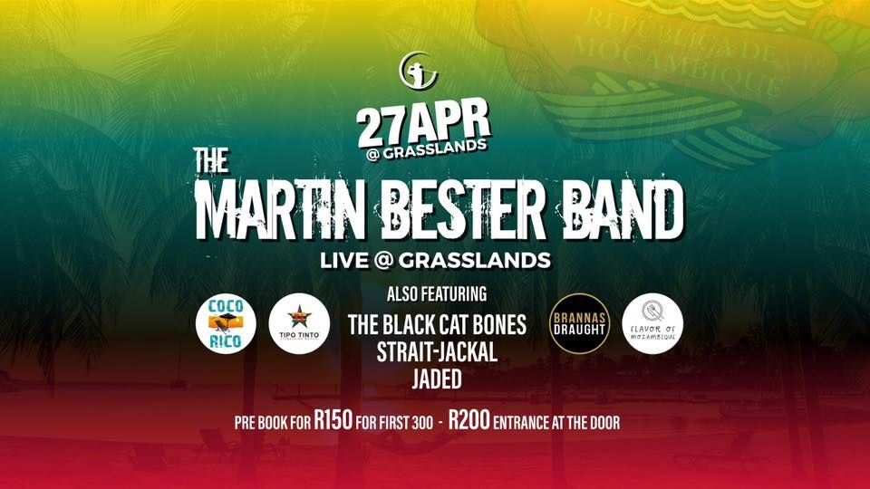 OPPIGRAS SESSIONS GRASSLANDS with Martin Bester, Jaded, Black Cat