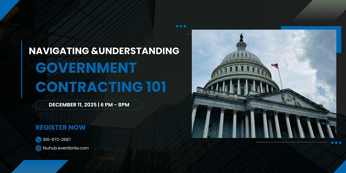 Navigating and Understanding Government Contracts, 11 December | AllEvents