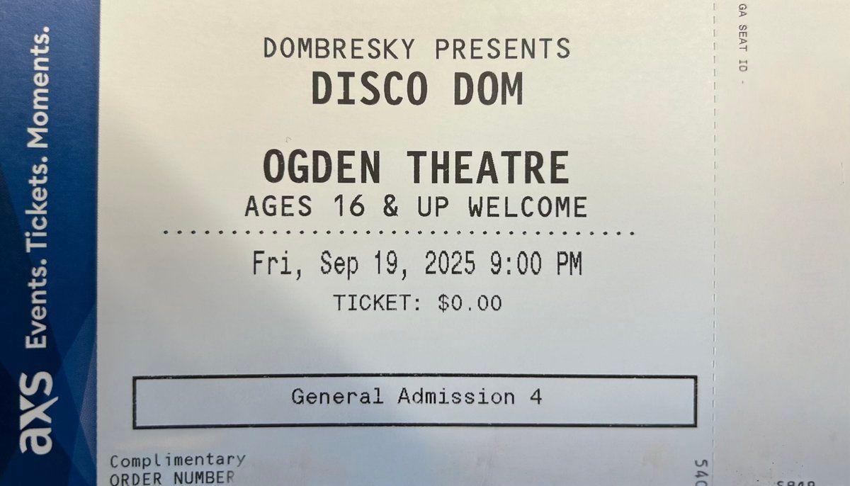Dombresky (16+), 20 September | Event in Denver | AllEvents