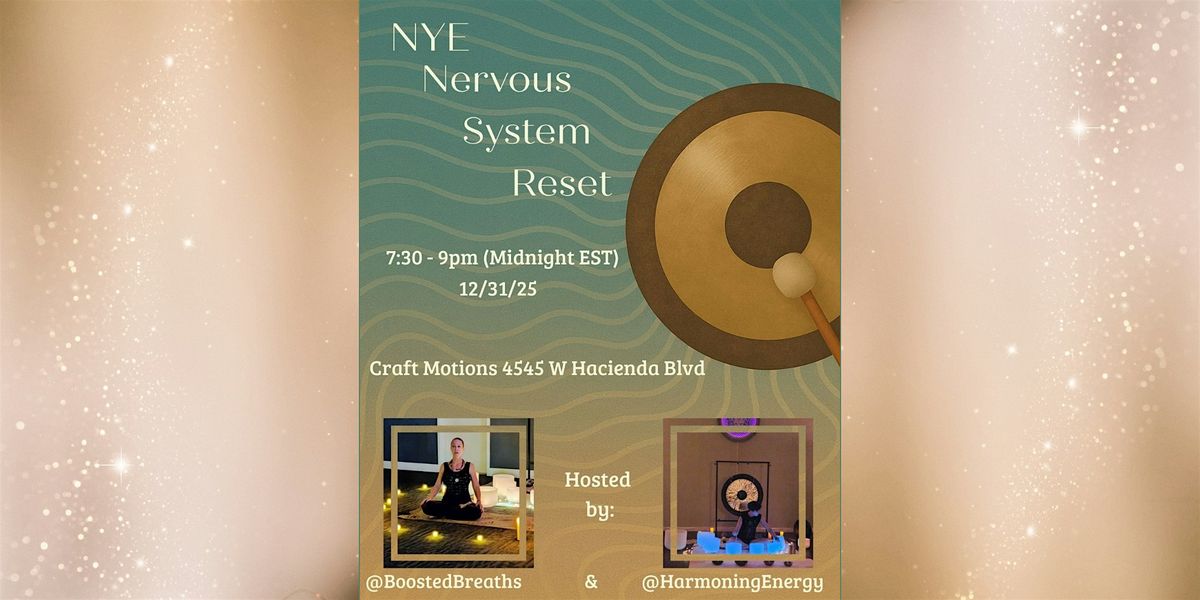 NYE Breathwork & Sound Bath — Nervous System Reset, 31 December | Event in Las Vegas | AllEvents