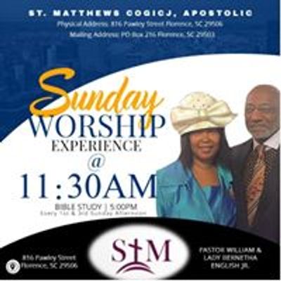St. Matthews Cogicj Apostolic