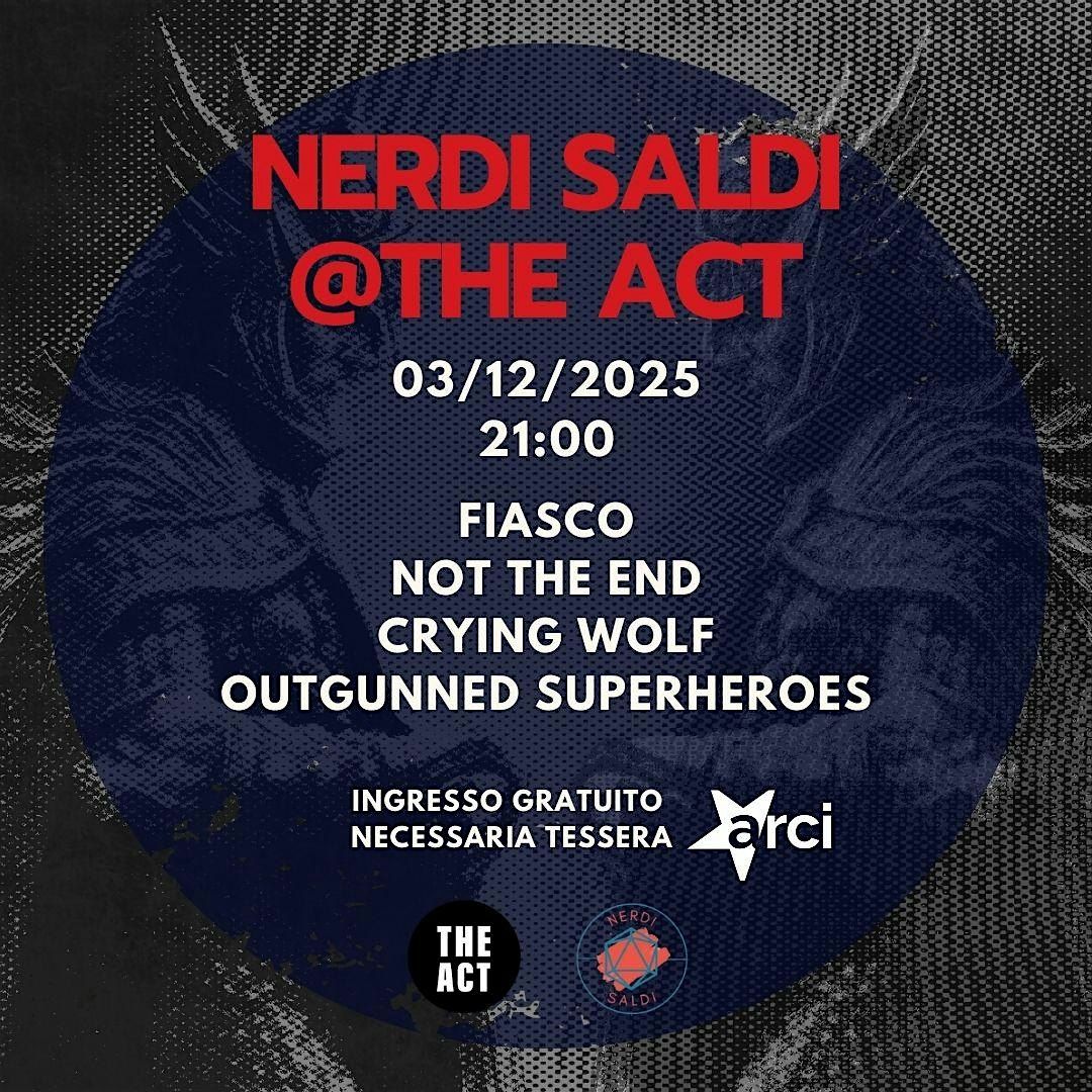 Nerdi Saldi @ Act Studio, 3 December | Event in Lido di Ostia | AllEvents