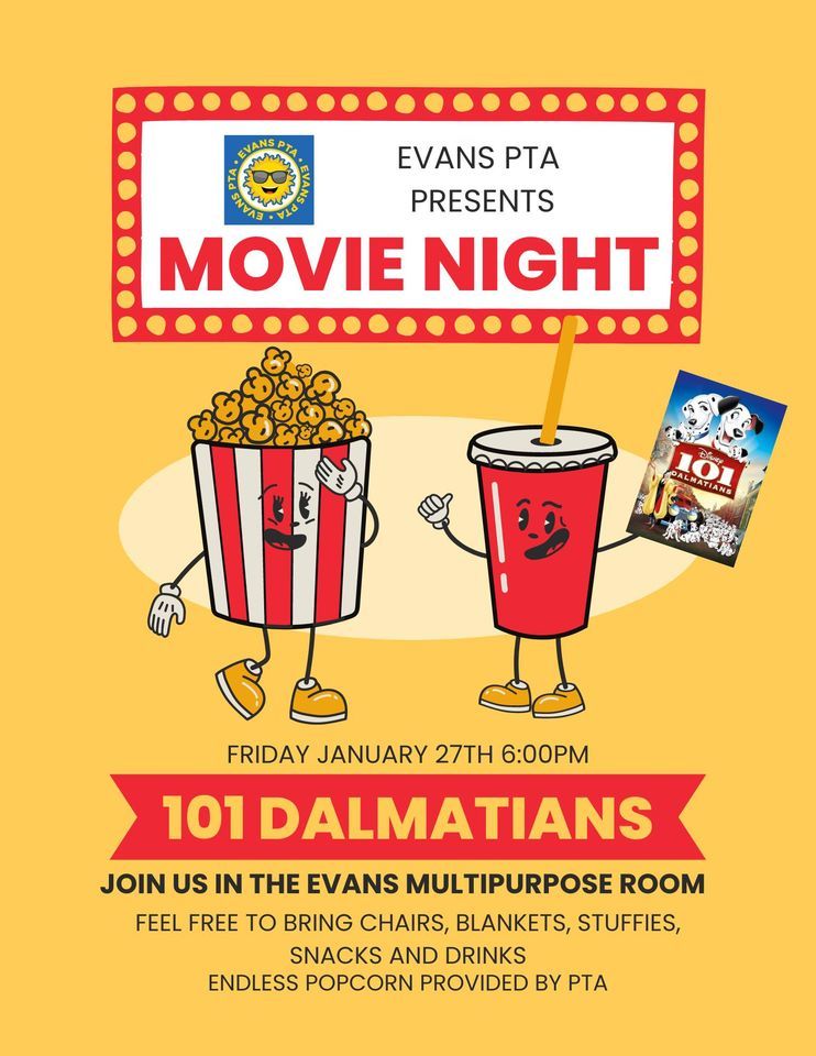 Movie Night, Evans Elementary School, Oviedo, January 27 2023