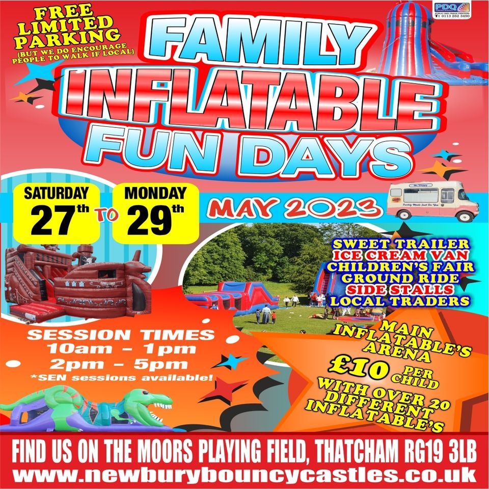 THATCHAM INFLATABLE FUN DAY, Lower Way Sports Field, Thatcham, 27 May