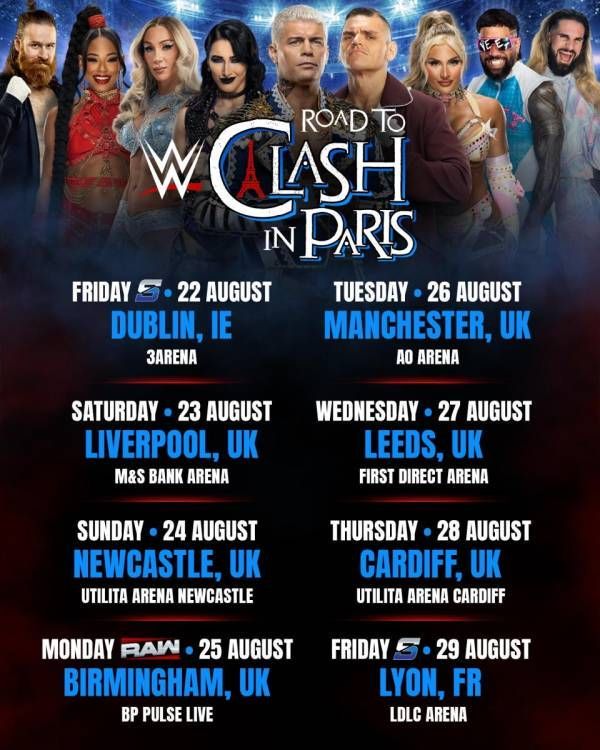 WWE Live Liverpool Tickets, 23 August | Event in Liverpool | AllEvents