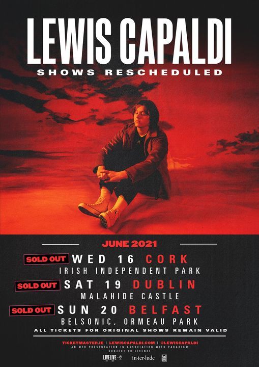 Lewis Capaldi Cork Musgrave Park Cork June 24 2022 Allevents In Dundalk Event Calendar 2022