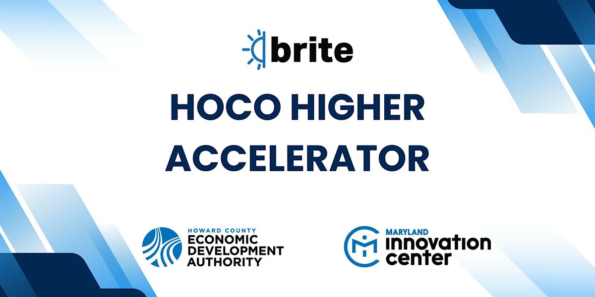 HoCo Higher Accelerator: Fast Track, 13 January | Event in Columbia | AllEvents
