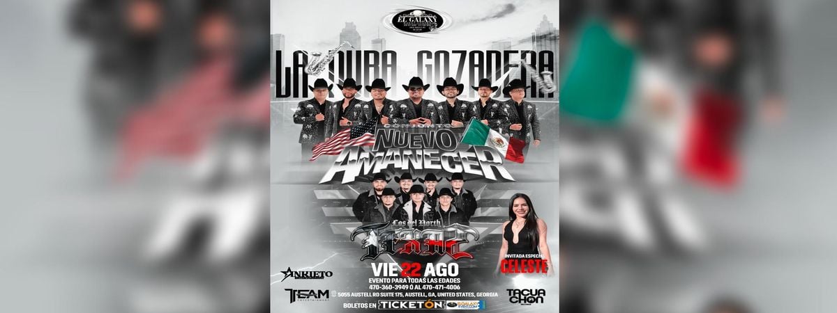 CONJUNTO NUEVO AMANECER,  &  LOS DEL NORTH TEXAS in Austell, 22 August | Event in St Austell | AllEvents