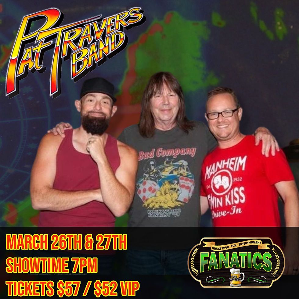 Pat Travers Band at Sams Burger Joint, 12 June | Event in San Antonio | AllEvents
