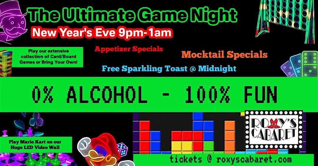 0% Alcohol - 100% Fun! New Years Eve Game Night, 31 December | Event in Minneapolis | AllEvents