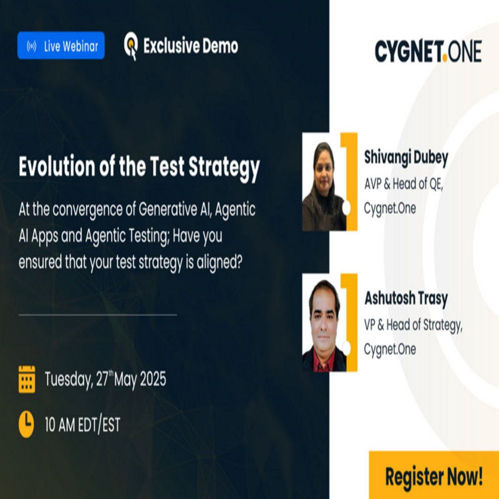 Is Your Test Strategy Ready for GenAI and Agentic AI?, 27 May | Online Event | AllEvents