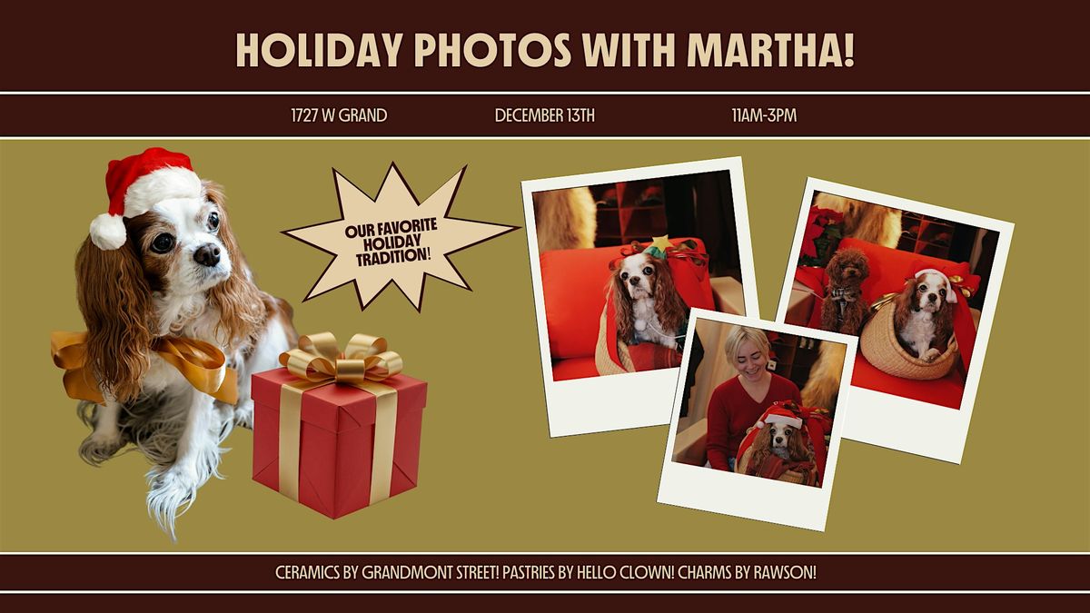 HOLIDAY POLAROIDS WITH MARTHA (THE DOG)!, 13 December | Event in Chicago | AllEvents