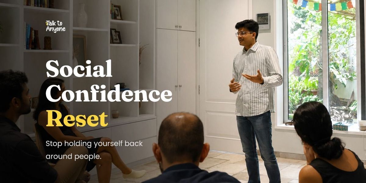Social Confidence Reset - 2 Day Intensive — event poster