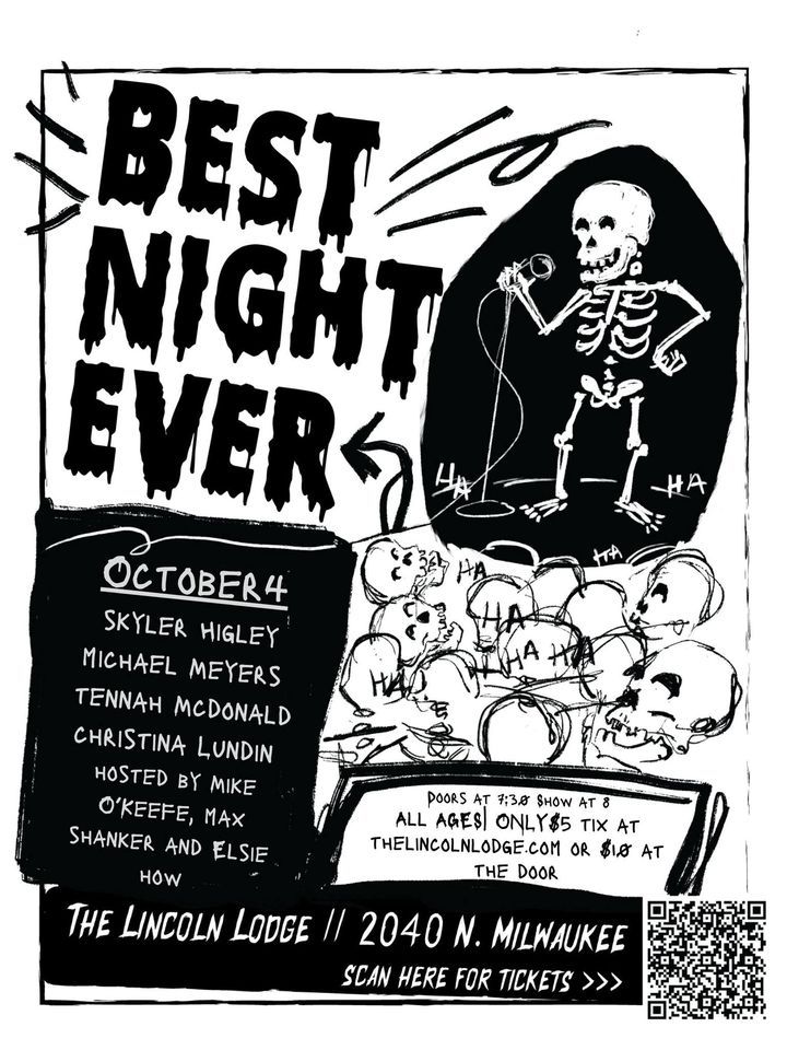 Best Night Ever Chicago Stand Up Comedy goes bump in the night, The