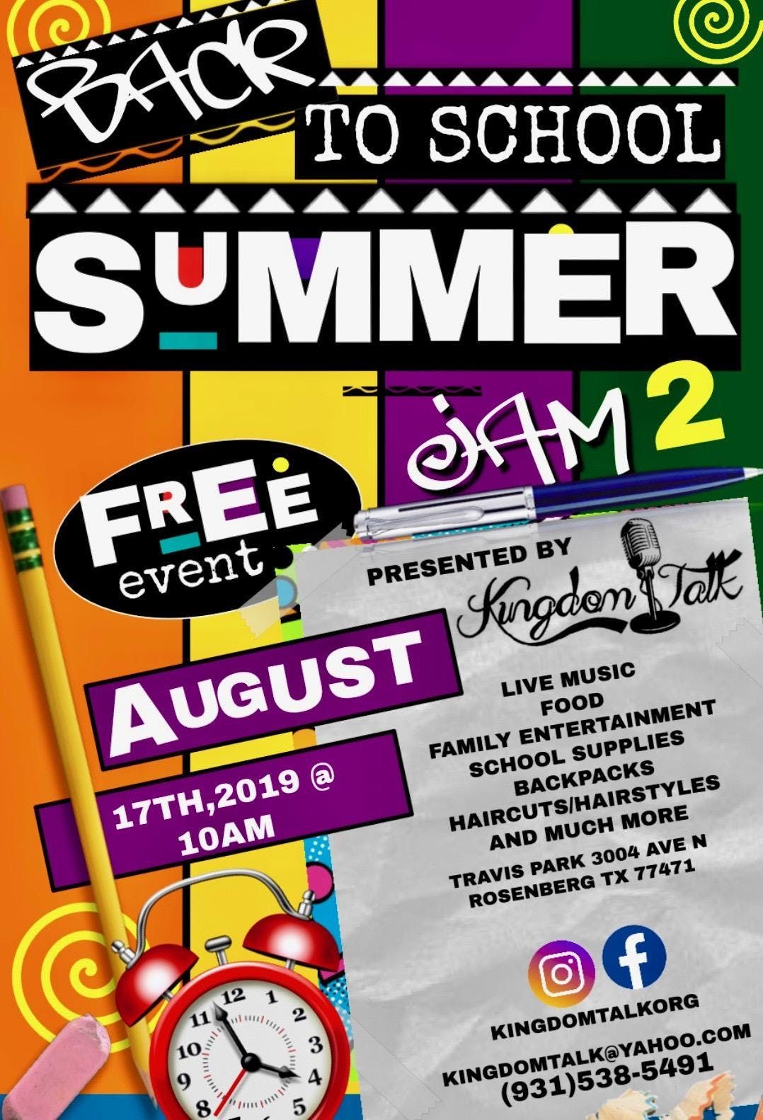 Summer Jam 2019 At Travis Park Rosenberg
