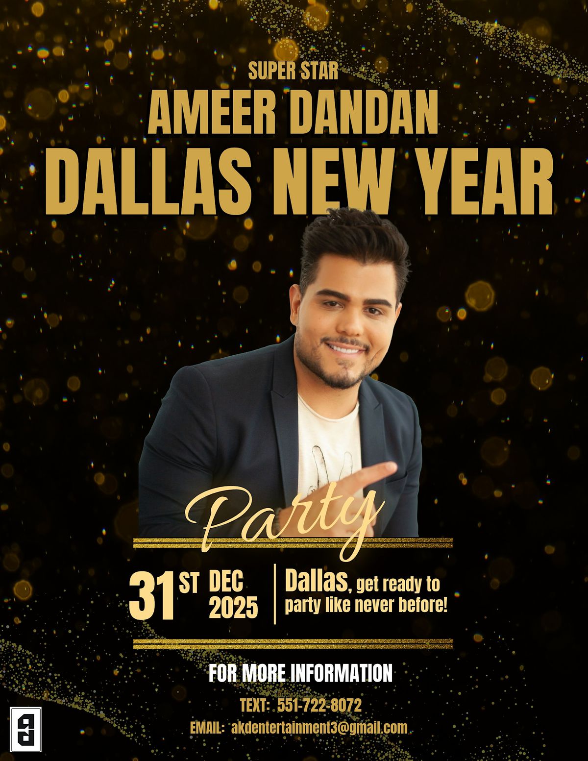 Ameer Dandan Dallas New Year Party, 31 December | Event in Irving | AllEvents