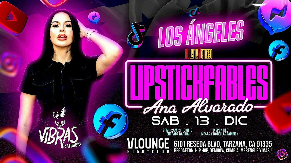 LIPSTICKFABLES EN LOS ANGELES, 13 December | Event in Tarzana | AllEvents