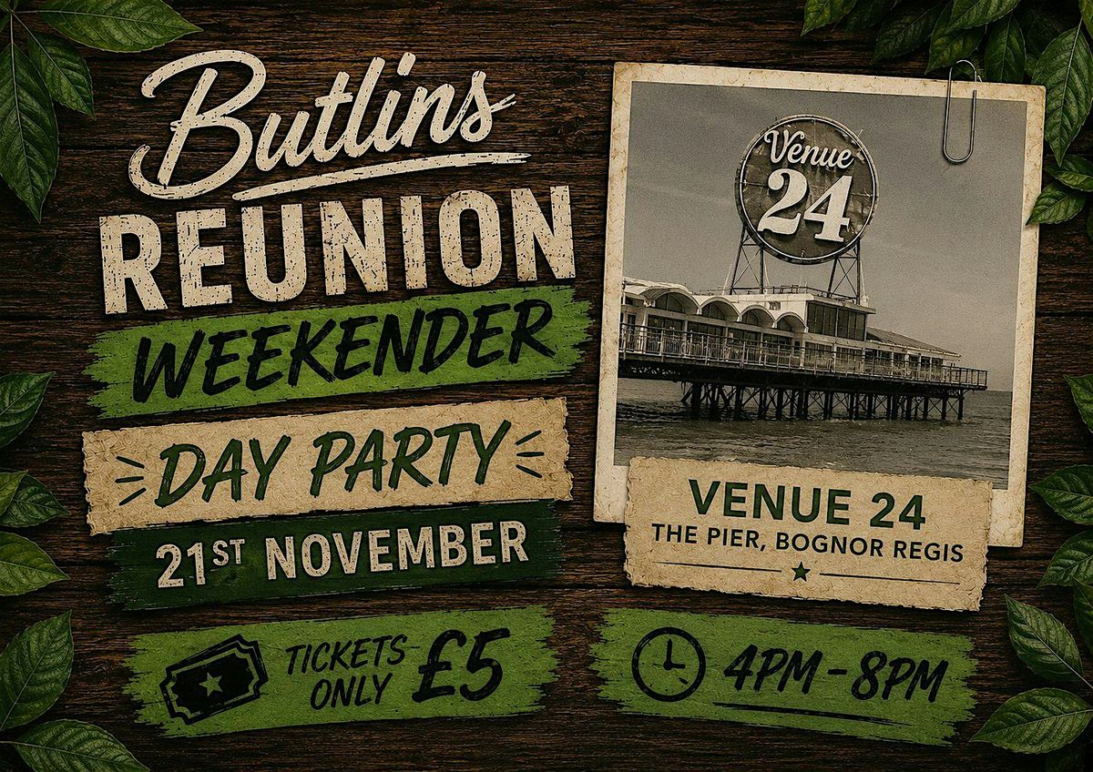 Butlins Reunion Venue 24 Day Party, Venue 24, Bognor Regis, 21 November ...