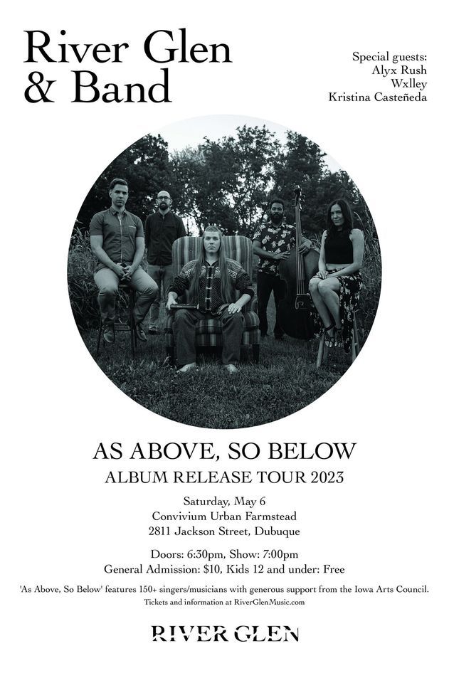 River Glen & Band Album Release Tour LIVE in Dubuque!, Convivium