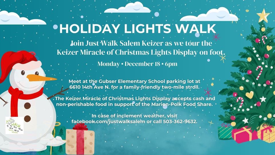 Keizer Holiday Lights Walk, Gubser Elementary School, Gervais, 18