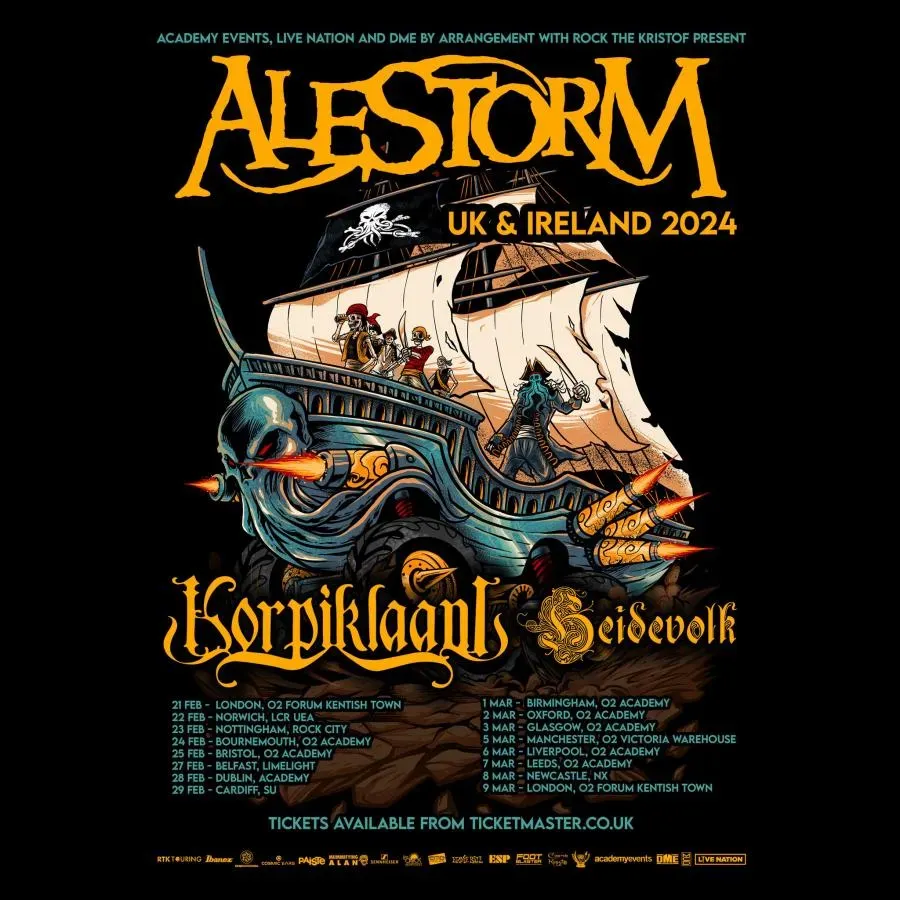 Alestorm at Marathon Music Works, 12 September | Event in Nashville | AllEvents