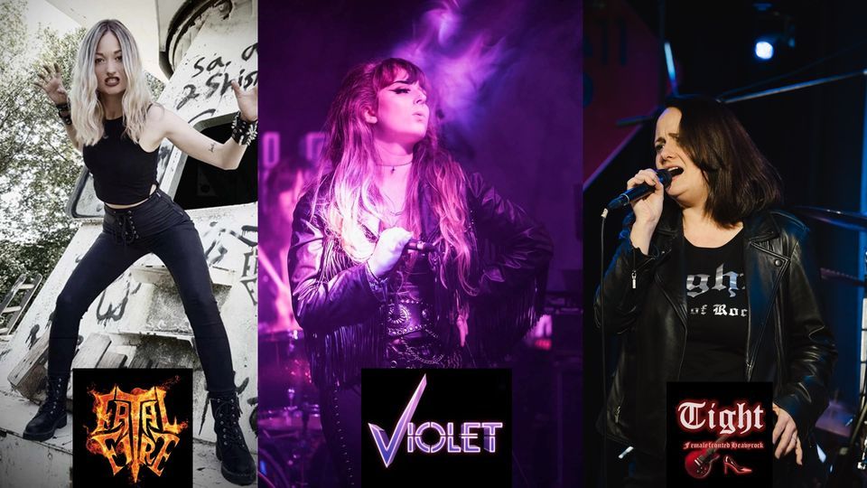 Female Fronted Night with Violet, Tight & Fatal Fire, Tank-Stelle