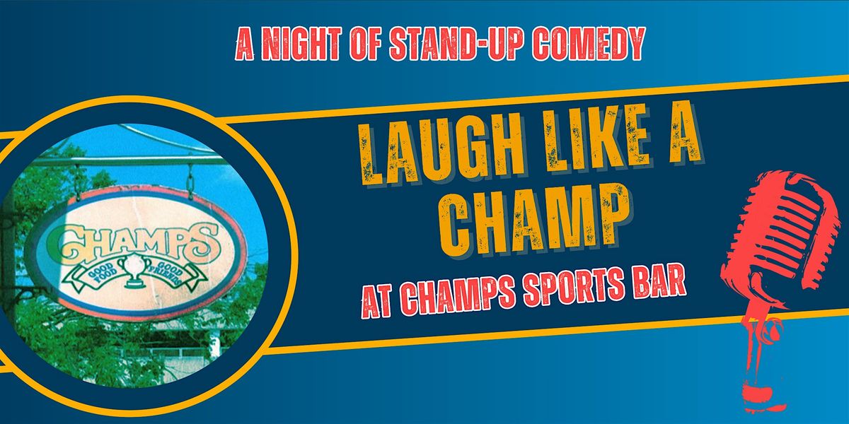 Laugh like a Champ Comedy Show, 22 November | Event in Peterborough | AllEvents