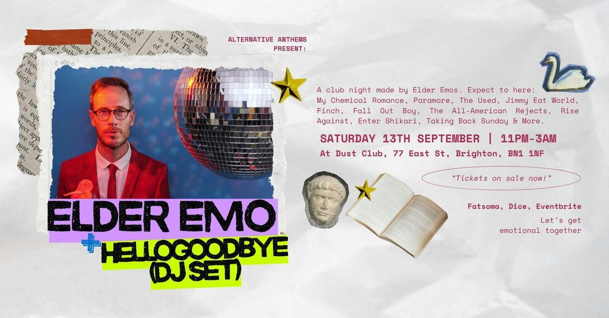 Elder Emo w/ Forrest (HelloGoodbye), 13 September | Event in Brighton | AllEvents