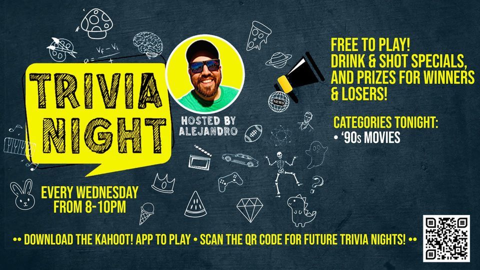 Trivia Night 90s Movies Vol II Funkmeyers Rec Room El Paso 